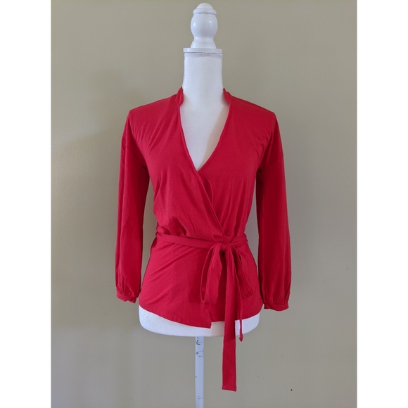 J.Crew long sleeve wrap top - Picture 6 of 11